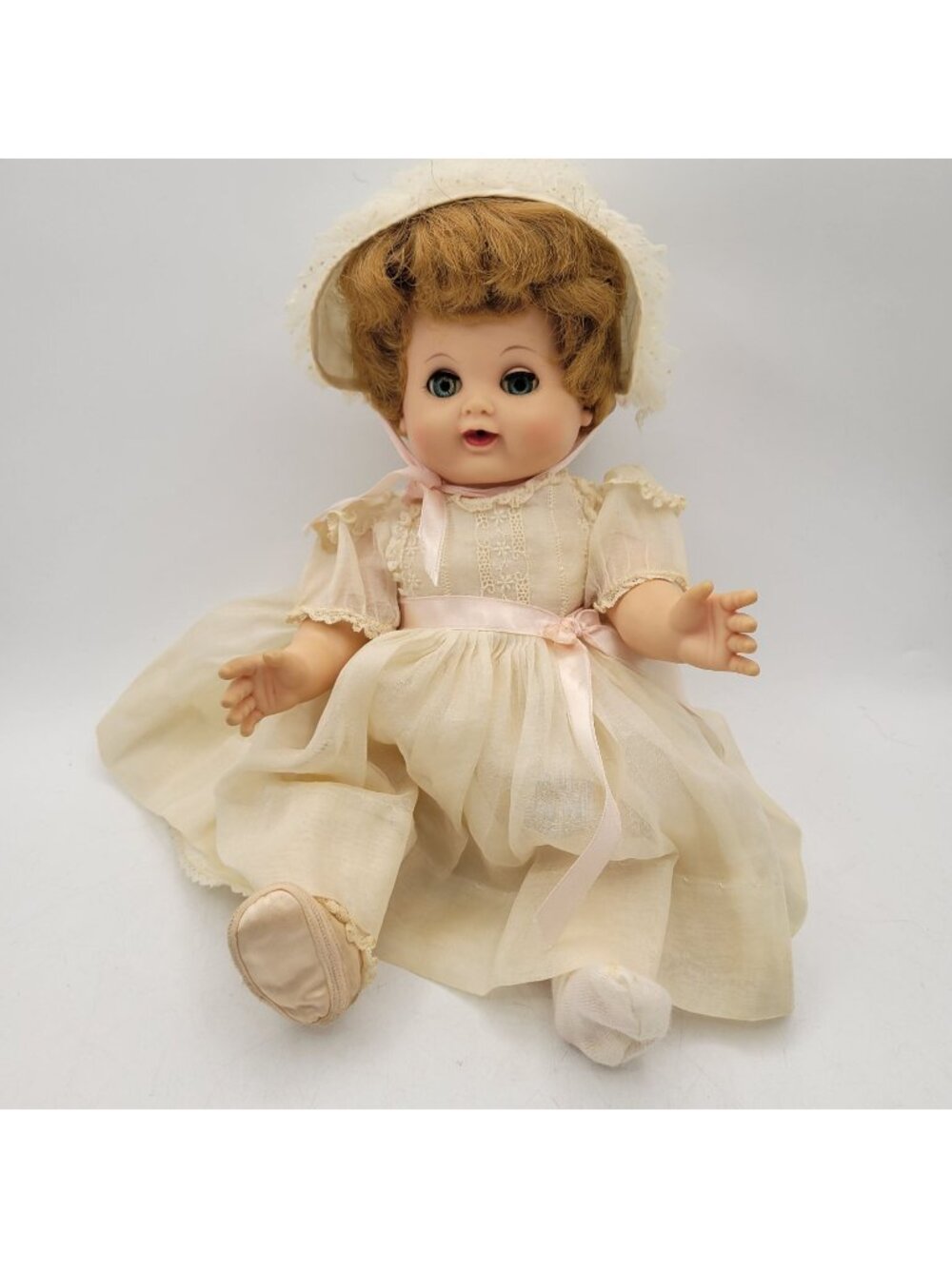 Madame Alexander KATHY 14" Doll Original Outfit Drinks / Wets Sleepy Eyes 1958